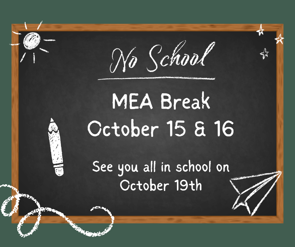 Green Black and White Chalkboard Back to School Facebook Post