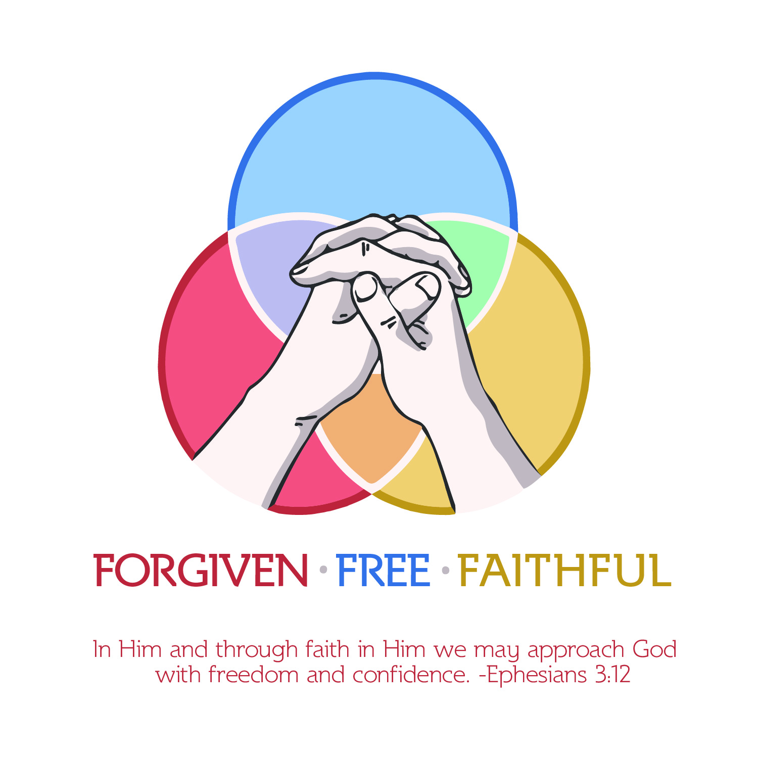 2024 Theme ForgivenFreeFaitheful with verse
